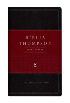 Imagem de BIBLIA THOMPSON - AEC - LETRA GRANDE - CP VINHO E PRETA