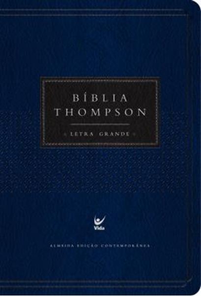 Picture of BIBLIA THOMPSON - AEC - LETRA GRANDE - CP  AZUL E PRETA C INDICE