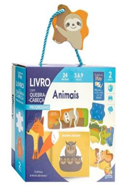 Picture of TODOLIVRO PLAY - LIVRO COM QUEBRA-CABECA - ANIMAIS