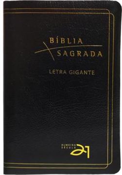 Imagem de BÍBLIA SAGRADA A21 LETRA GIGANTE LUXO - COURO BONDED PRETA
