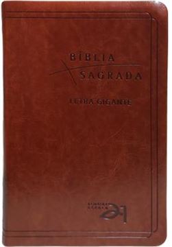 Imagem de BÍBLIA SAGRADA A21 LETRA GIGANTE LUXO - COURO SINTÉTICO MARROM