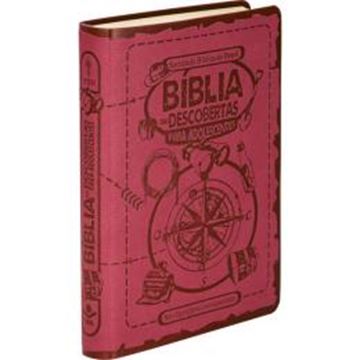 Imagem de BIBLIA DAS DESCOBERTAS PARA ADOLESCENTES - COURO SINTETICO PINK