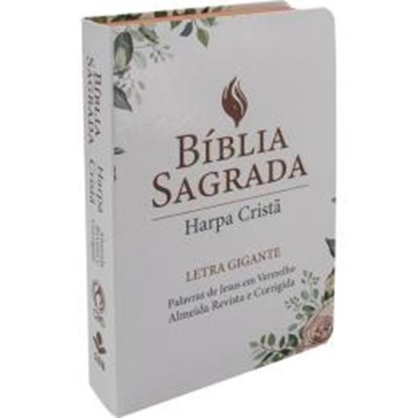 Picture of BIBLIA SAGRADA LETRA GIGANTE COM HARPA CRISTA - CAPA SEMIFLEXIVEL ILUSTRADA, FLORAL
