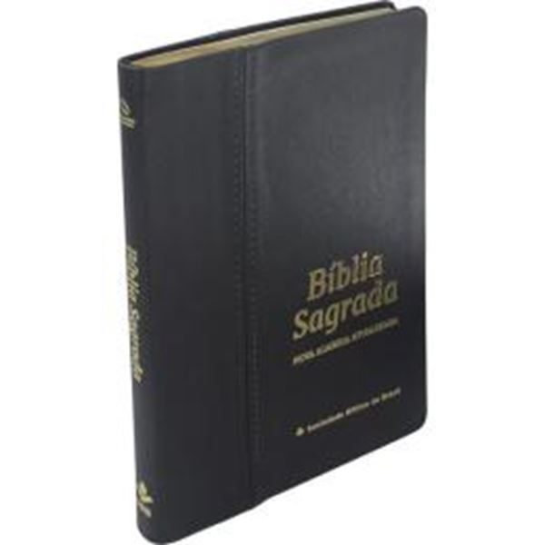 Picture of BIBLIA SAGRADA SLIM - COURO LEGITIMO PRETA - 3ª ED