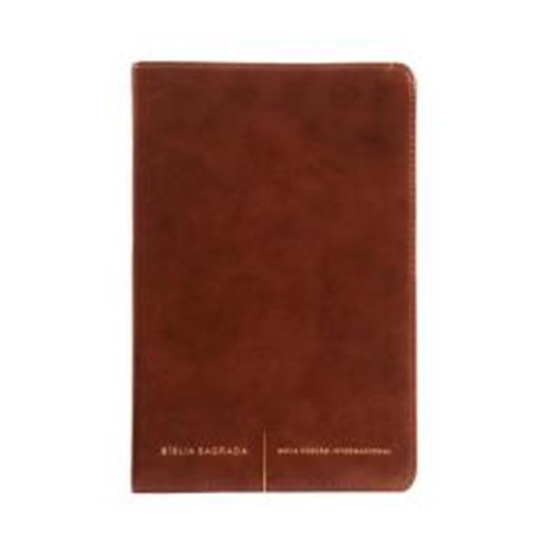 Picture of BIBLIA SAGRADA SLIM NVI, LUXO, CAPA MARROM