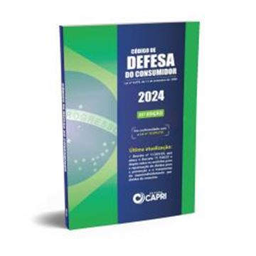 Imagem de CODIGO DE DEFESA DO CONSUMIDOR 2024 - 35ª ED