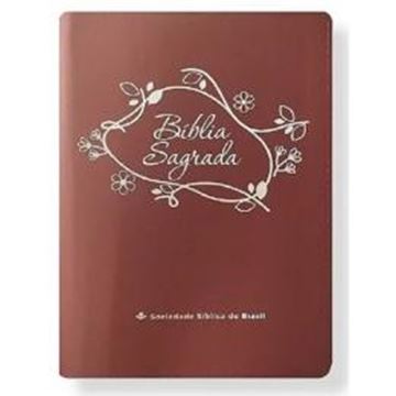 Imagem de BIBLIA LINHA OURO - FLORES, CAPA VEMELHA, INDICE DIGITAL, BEIRA PINTADA E ZIPER - 4ª ED