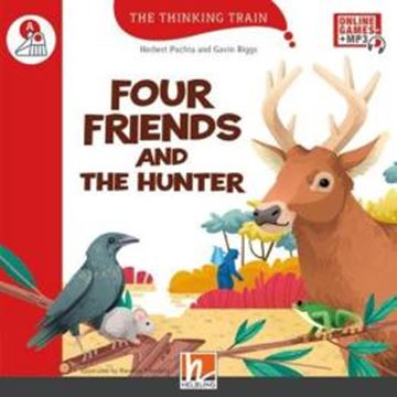 Imagem de FOUR FRIENDS AND THE HUNTER - THE THINKING TRAIN - LEVEL A