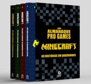 Imagem de COLECAO PRO-GAMES ALMANAQUE EM QUADRINHOS MINECRAFT - BOX COM 4 LIVROS