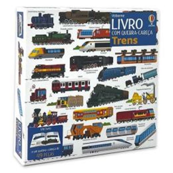 Picture of TRENS: LIVRO COM QUEBRA-CABECA