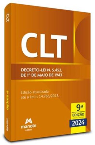 Picture of CLT - DECRETO-LEI N. 5.452, DE 1º DE MAIO DE 1943 - 9ª ED