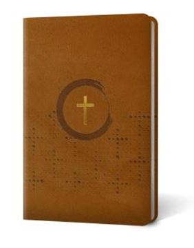 Imagem de BIBLIA NVI SLIM MARROM CRUZ
