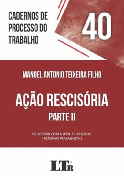 Picture of CADERNOS DE PROCESSO DO TRABALHO Nº 40
