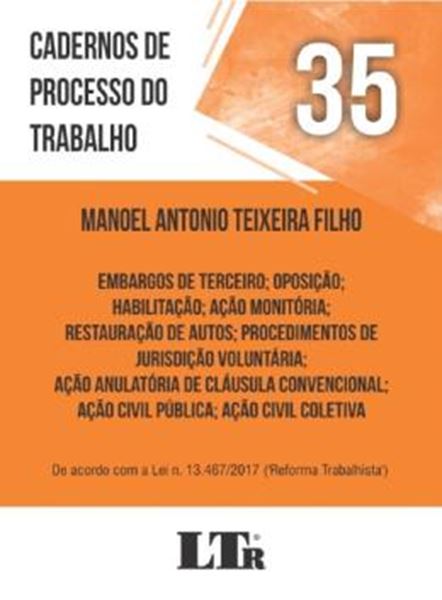 Picture of CADERNOS DE PROCESSO DO TRABALHO Nº 35