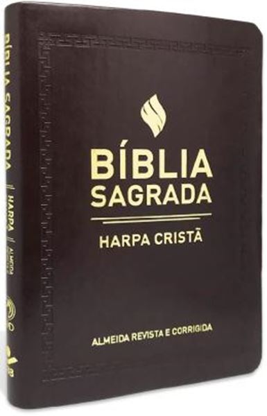 Picture of BIBLIA GRANDE HARPA CRISTA SLIM LUXO (MARROM)