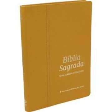 Imagem de BIBLIA SAGRADA SLIM - CAPA EM COURO LEGITIMO ACAFRAO