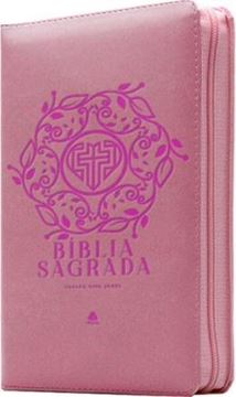 Imagem de BIBLIA SAGRADA KING JAMES COM ZIPER - ROSA