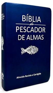 Imagem de BIBLIA DO PESCADOR DE ALMAS MEDIA LUXO AZUL
