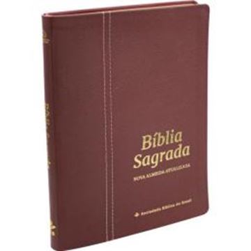Imagem de BIBLIA SAGRADA SLIM - CAPA EM COURO LEGITIMO