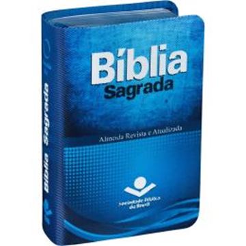 Imagem de BIBLIA SAGRADA EDICAO DE BOLSO - CAPA AZUL