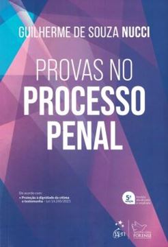 Imagem de PROVAS NO PROCESSO PENAL - 5ª ED