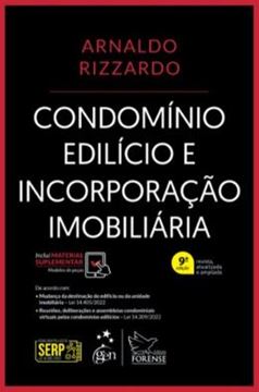 Imagem de CONDOMÍNIO EDILÍCIO E INCORPORAÇÃO IMOBILIÁRIA - 9ª EDIÇÃO