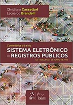 Imagem de COMENTÁRIOS À LEI DO SISTEMA ELETRÔNICO DOS REGISTROS PÚBLICOS