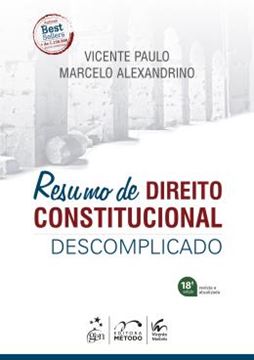Imagem de RESUMO DE DIREITO CONSTITUCIONAL DESCOMPLICADO - 18ª ED