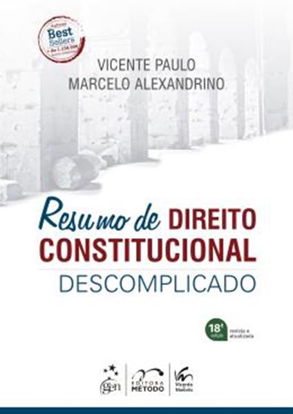 Picture of RESUMO DE DIREITO CONSTITUCIONAL DESCOMPLICADO - 18ª ED