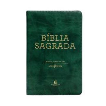 Imagem de BIBLIA SAGRADA COUROSOFT VERDE, LEITURA PERFEITA - ALMEIDA CORRIGIDA FIEL