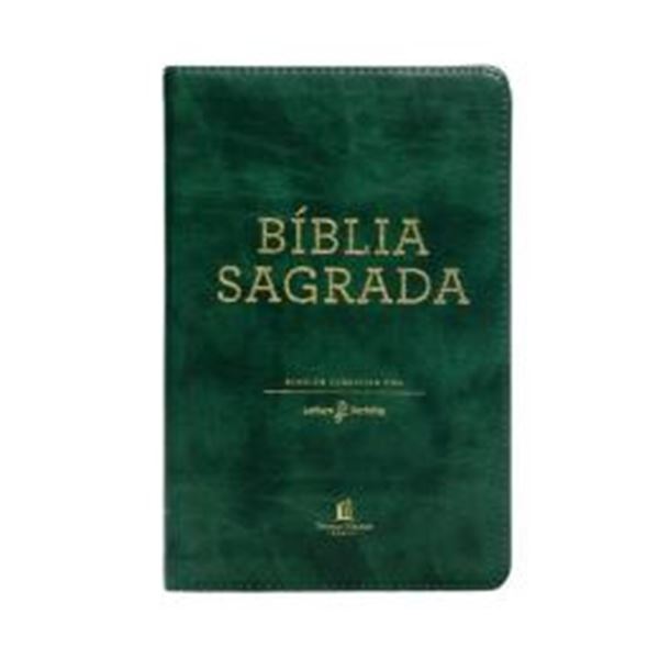Picture of BIBLIA SAGRADA COUROSOFT VERDE, LEITURA PERFEITA - ALMEIDA CORRIGIDA FIEL