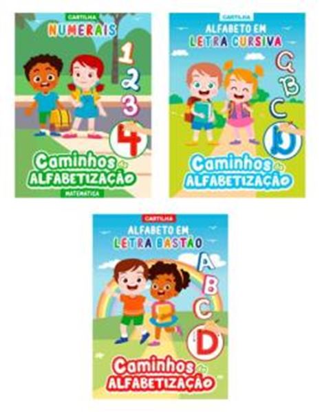 Picture of COLECAO CAMINHOS DA ALFABETIZACAO - KIT COM 3 CARTILHAS
