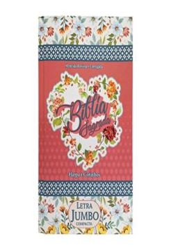 Imagem de BIBLIA JUMBO ARC COM HARPA E CORINHOS - CAPA DURA - COMPACTA - CORACAO FLORAL