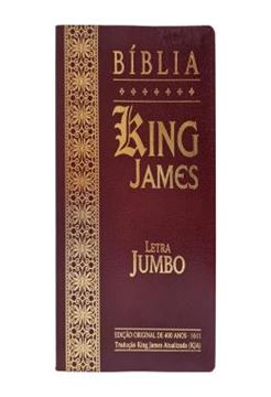 Imagem de BIBLIA JUMBO KING JAMES - COVERBOOK - BORDO