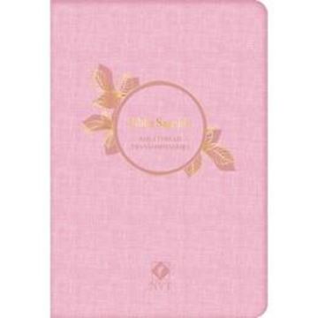 Imagem de BIBLIA SAGRADA NVT - LUXO - ROSA