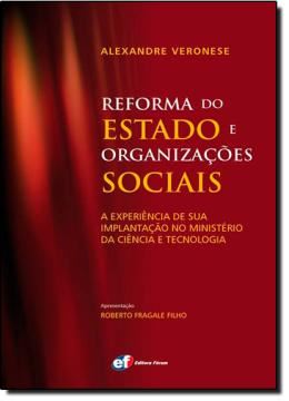 Imagem de REFORMA DO ESTADO E ORGANIZACOES SOCIAIS