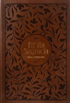 Imagem de BÍBLIA NVI BIBLE JOURNALING, COUROSOFT MARROM COM BAIXO RELEVO, COM ESPAÇO PARA ANOTAÇÕES, LEITURA PERFEITA, FALEI COM AMOR