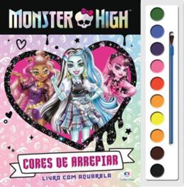 Picture of LIVRO COM AQUARELA - MONSTER HIGH - CORES DE ARREPIAR