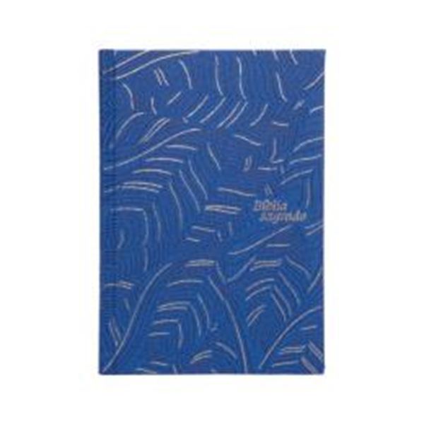 Picture of BIBLIA SLIM NVI - LETRA GRANDE - COURO-SOFT AZUL SOBRE CAPA DURA - ABSTRATA