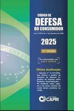 Imagem de CODIGO DE DEFESA DO CONSUMIDOR 2025 - 37ª ED