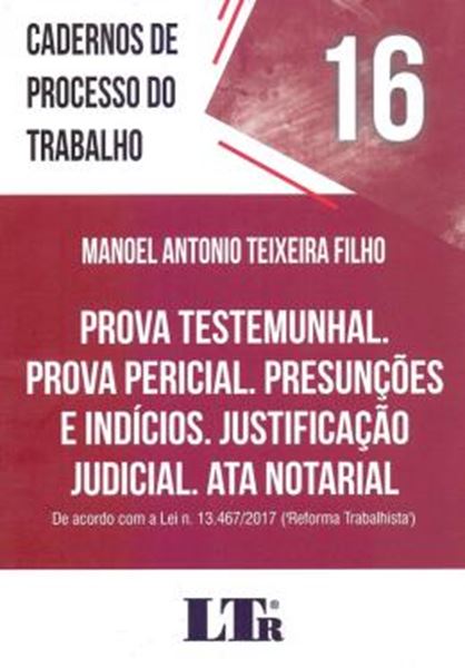Picture of CADERNOS DE PROCESSO DO TRABALHO - VOL. 16