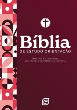 Imagem de BIBLIA DE ESTUDO ORIENTACAO - CAPA RED MINIMAL - VERSAO NVI 2001 (NOVA VERSAO INTERNACIONAL 2001) - ENTENDA AS CONEXOES, CONTEXTO, CRONOLOGIA E HISTORIA