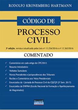 Imagem de CODIGO DE PROCESSO CIVIL COMENTADO - 3ª ED