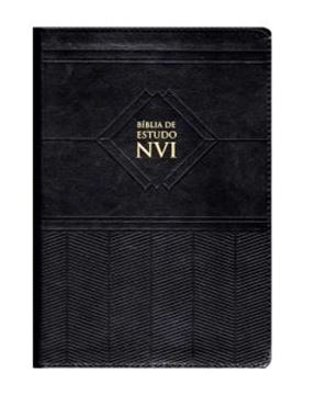 Imagem de BIBLIA DE ESTUDO NVI - PRETA - CAPA LUXO