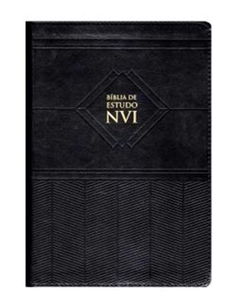 Picture of BIBLIA DE ESTUDO NVI - PRETA - CAPA LUXO