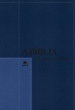 Imagem de BIBLIA NVI EM ORDEM CRONOLOGICA - CAPA AZUL