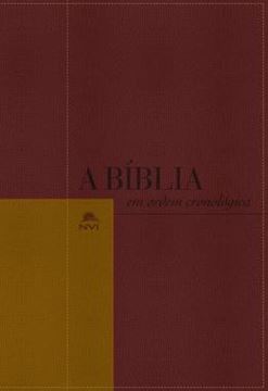 Imagem de BIBLIA NVI EM ORDEM CRONOLOGICA - CAPA VERMELHO E MOSTARDA