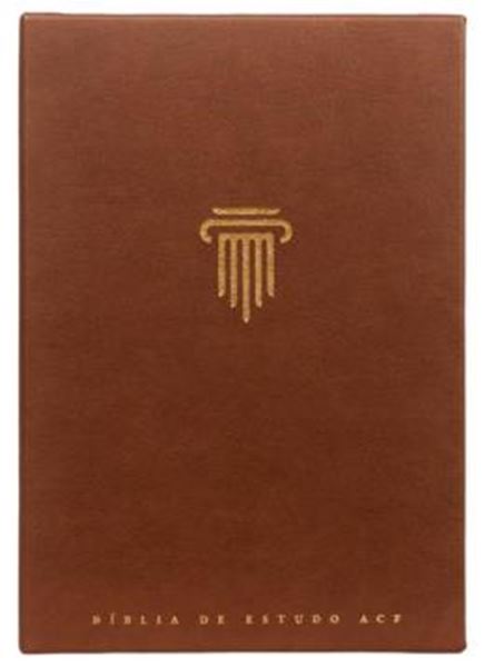 Picture of BIBLIA DE ESTUDO ACF, CAPA MARROM