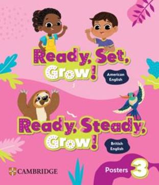 Imagem de READY, SET, GROW! 3 POSTERS - AMERICAN ENGLISH