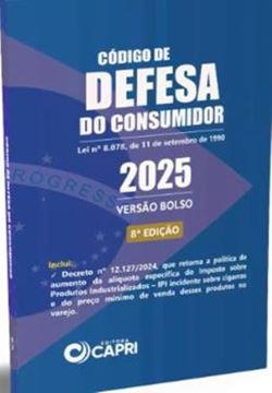 Imagem de CODIGO DE DEFESA DO CONSUMIDOR 2025 BOLSO - 8ª ED